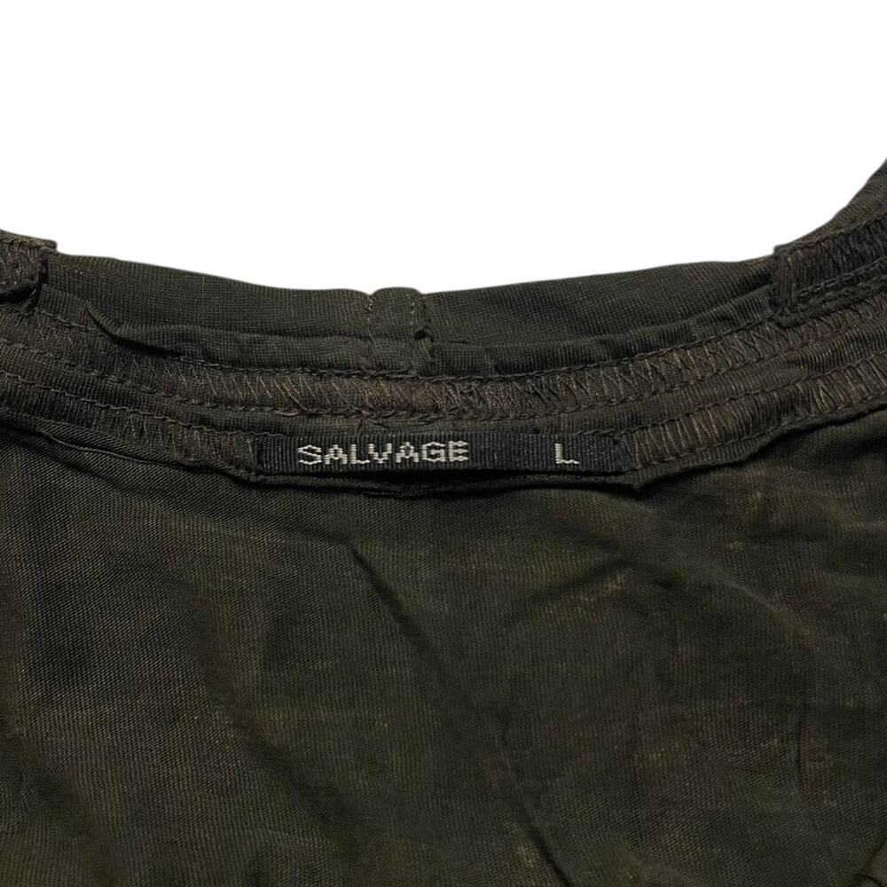 NWOT Vintage Y2K Salvage grunge punk goth lace-up tank dress Size L - Picture 8 of 8